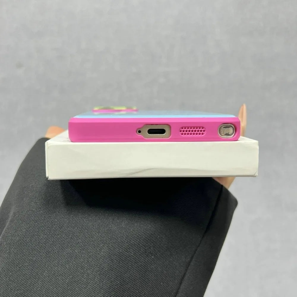 Summer Dopamine Contrast Candy Color For Samsung Galaxy S26 Ultra Plus S25 Ultra S24 All-inclusive Shockproof Bumper Hard Cover