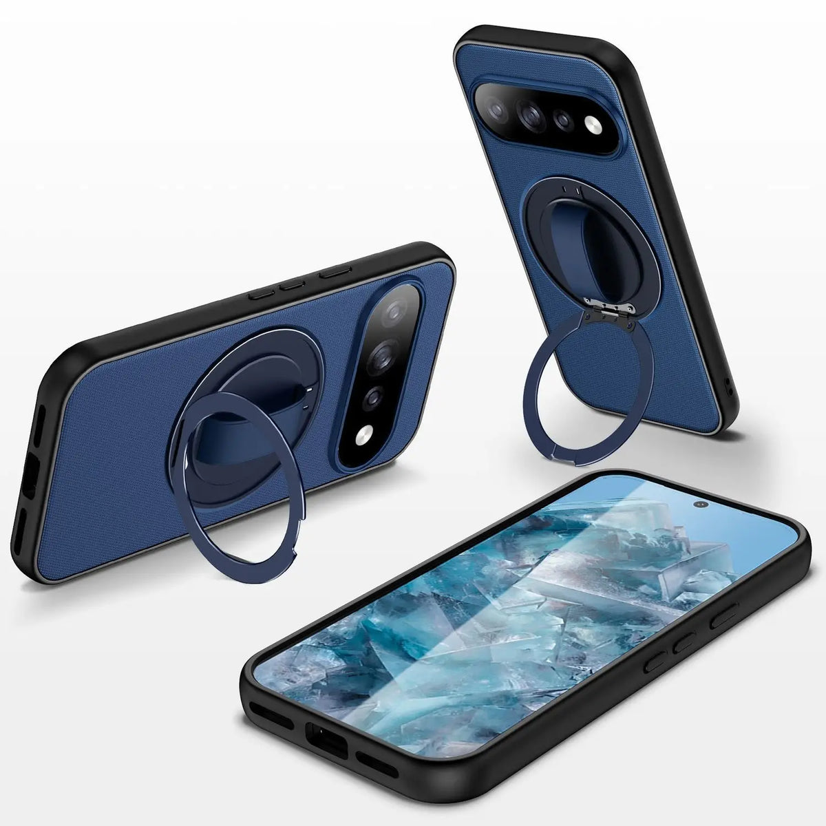 Magnetic Case For Google Pixel 11 10 Pro XL 10a Heavy Armor Wristband Rotating Bracket Drop Protective Cover For Pixel11 Pro XL
