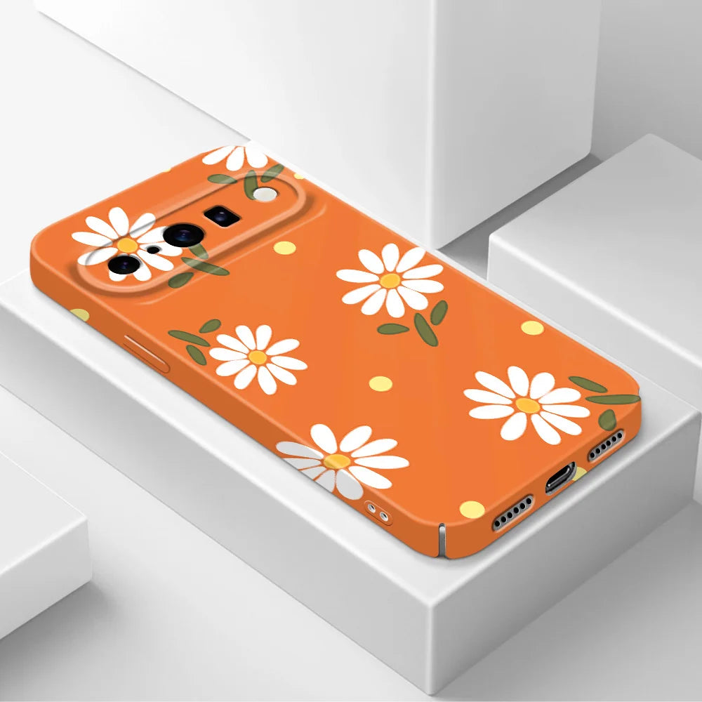 Wandering Daisies Phone Case For Google Pixel 10 9 9A 8 8A 7 7A Pro XL 5G Film Hard Cover