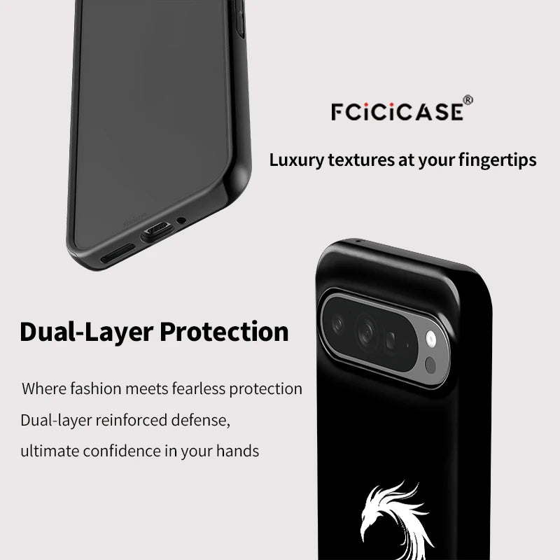 Fcicicase Painting Phone Case For Google Pixel 9 10 Pro XL 8 9 Pro 10A 7A 8A 10 Shockproof Matte Anti-knock Double-layer Cover