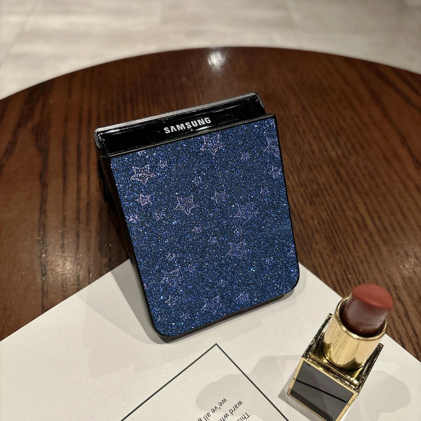 Luxury Twinkle twinkle Stars Phone Case For Motorola Razr 50 60 Ultra 2024 2025，+ 2024 + 2025 Matte Shockproof Hard Cover