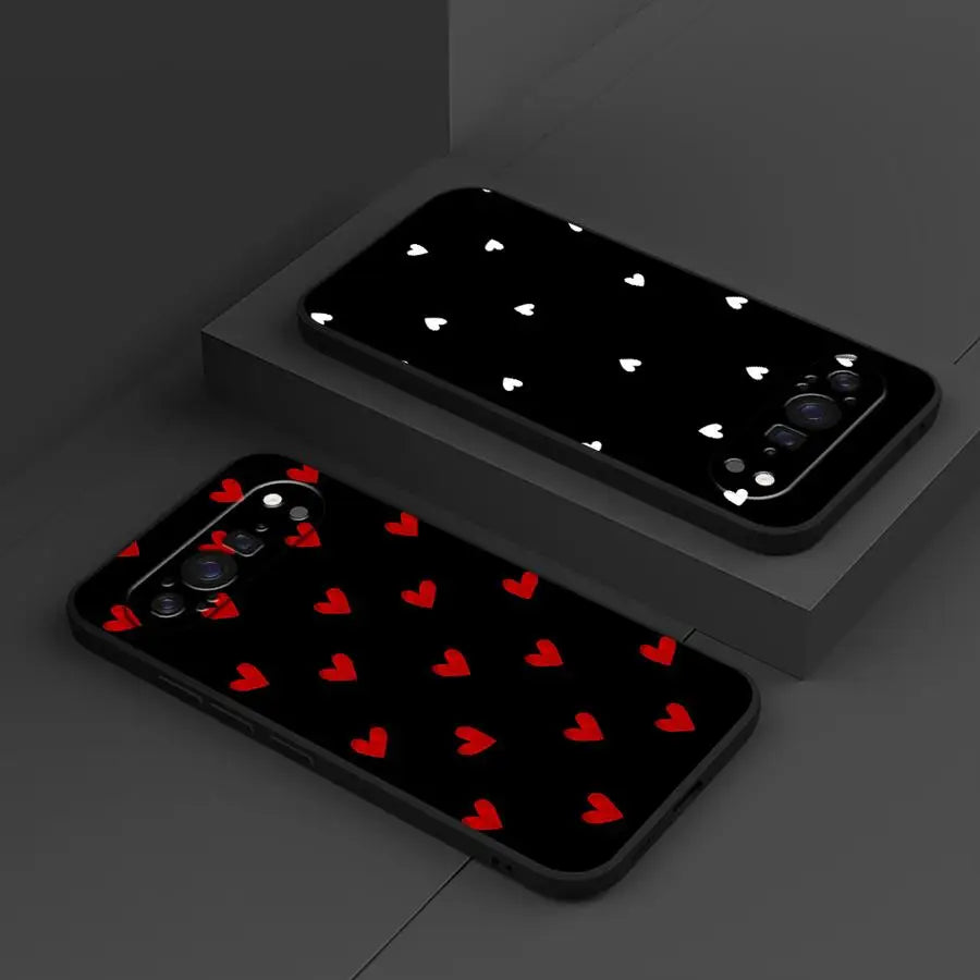 Simple Love Pattern Funda Phone Cover Case for Google Pixel 10A 8a 10 9 Pro XL 7a 6 7 8 Pro 9a 6a