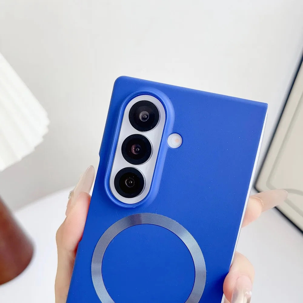 For Samsung Galaxy Z Fold 7 Case Hard PC Magnetic wireless charging Film Protective Back Cover case For Z Fold 7 Phone Shell