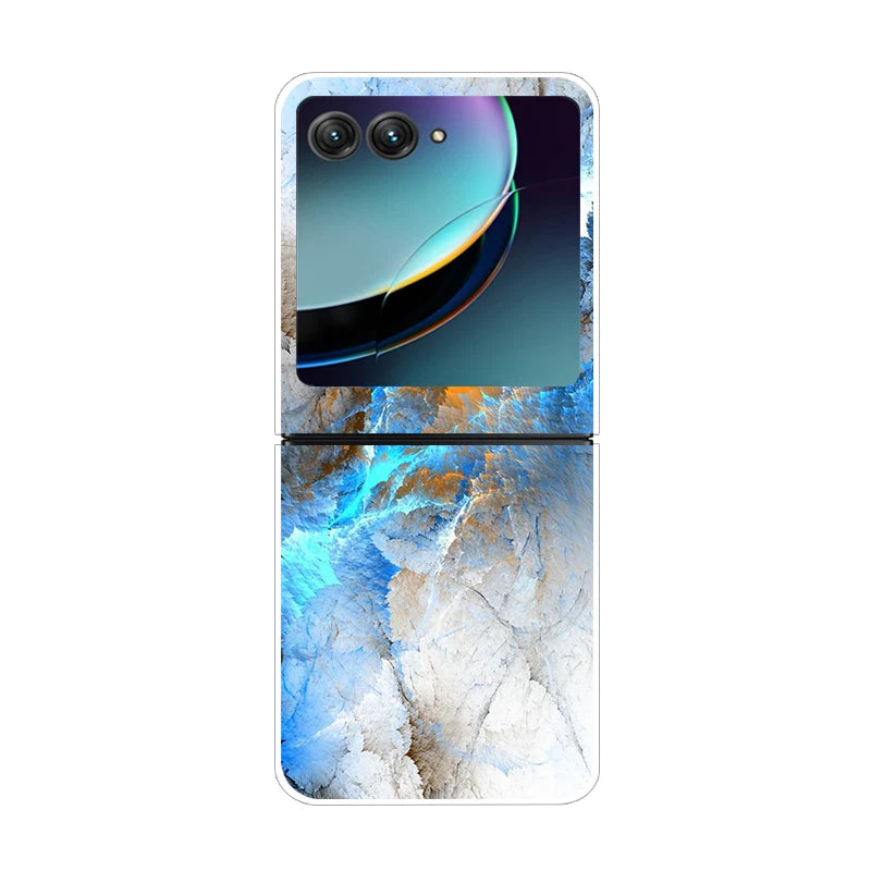 For Motorola Razr 50 Ultra Case Cute Transparent PC Hard Case Back Cover For Moto Razr 50 Ultra Phone Coque 50Ultra Plus Capa