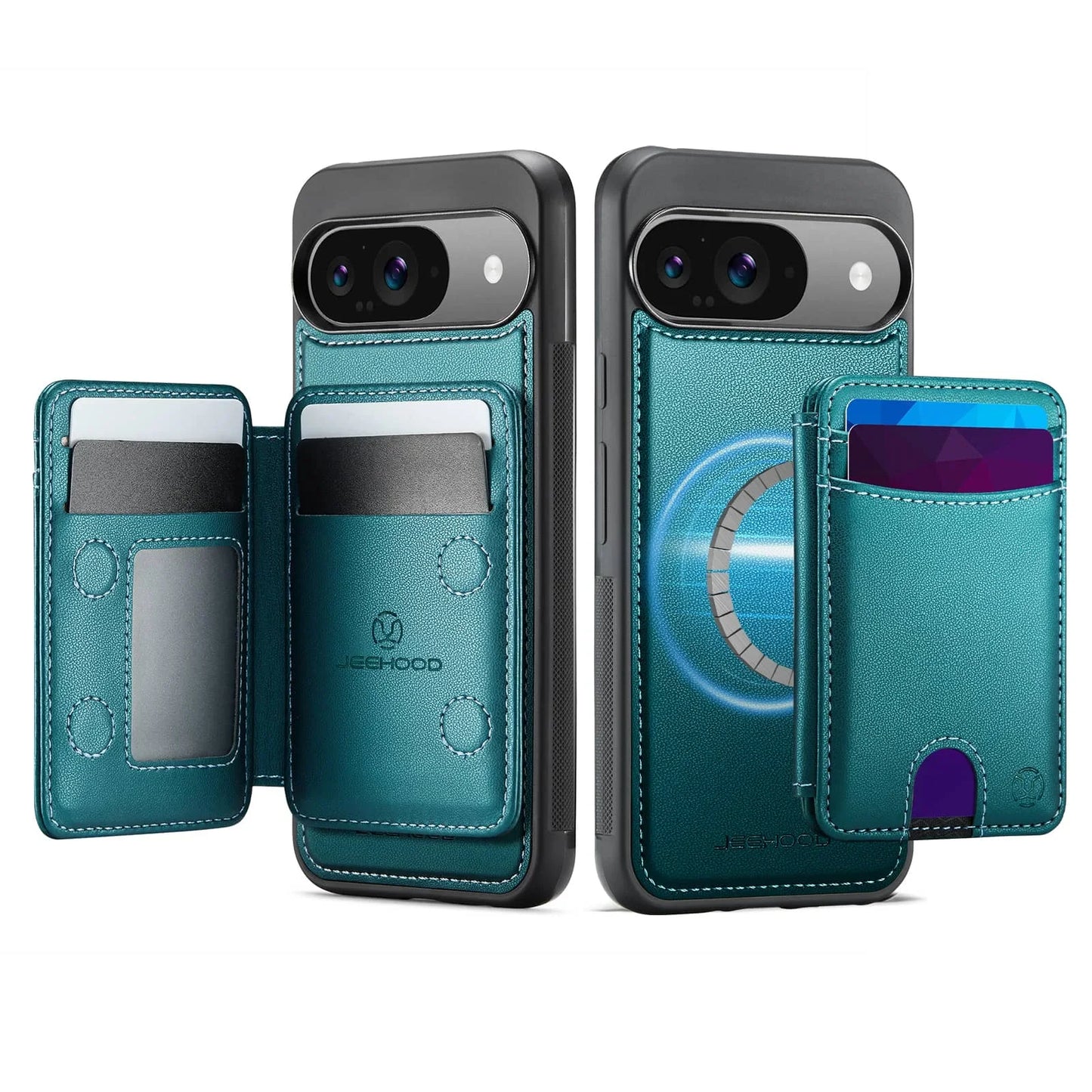 For Google Pixel 10 9 Pro XL 9A 10 9 Case Wallet with Magnetic, RFID Blocking Card Holder 2 in 1 Detachable Kickstand Shockproof