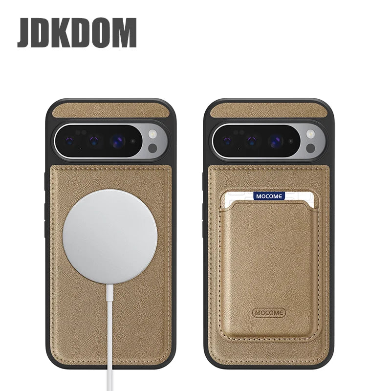 JDKDOM Dermatoglyph Magnetic Shockproof Phone Case For Google Pixel 10 9 Pro XL Cover For Google Pixel 9A 8 Pro
