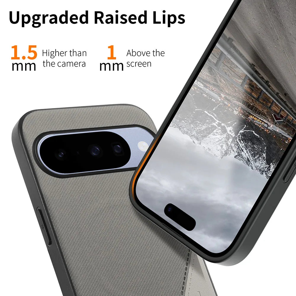 Luxury Fabric Leather Splicing Magnetic Case For Google Pixel 10 Pro XL 10A 9 9A Protective Phone Back Cover