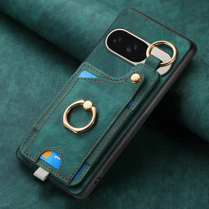 For Google Pixel 11 Pro XL 5G 2026 Shockproof Case Leather Card Holder Stand Funda Pixel11 Pixel 11 Pro Back Cover