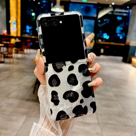 Phone Case For Motorola Razr 60 Ultra Moto 50 Ultra 2025 Plus 2024 Plus Leopard Yellow Pink Black Cute Colorful Hard PC Cover