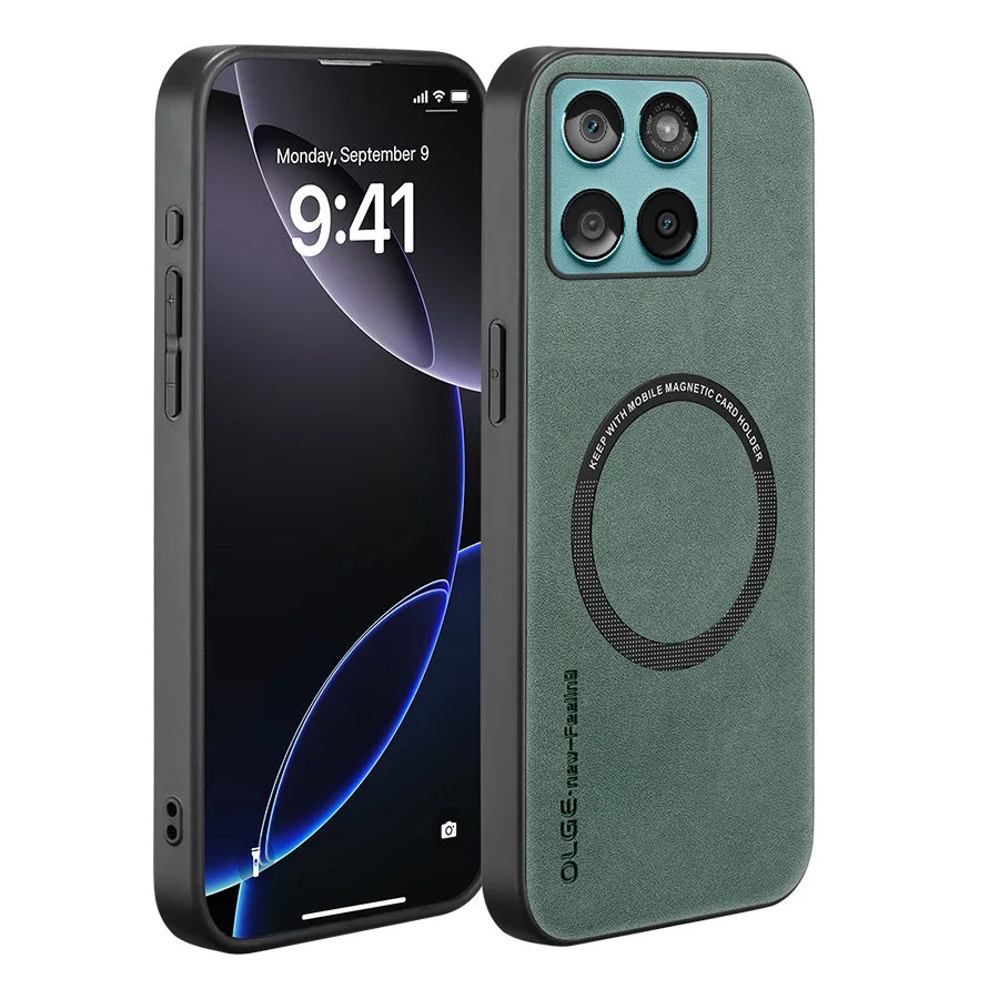 Shockproof Phone Case For Moto Edge 60 Fusion Stylus 60 Pro 60S ﻿Magnetic Retro Soft PU Leather OLGYBPCX