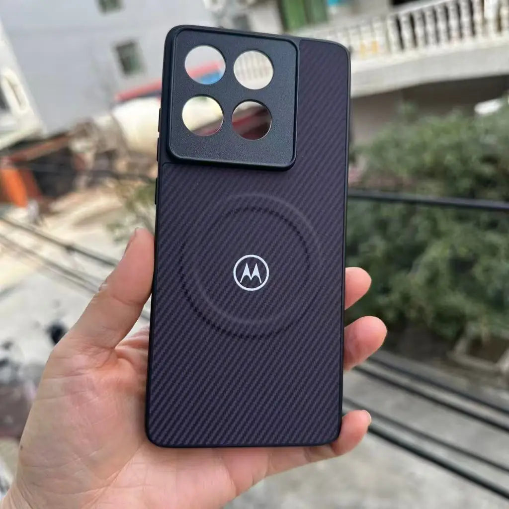 For Motorola Edge 70 X70 Air 60s 60 Pro Neo Fusion Case Luxury Checker Texture Magnetic Leather Cover Shockproof Bumper Funda