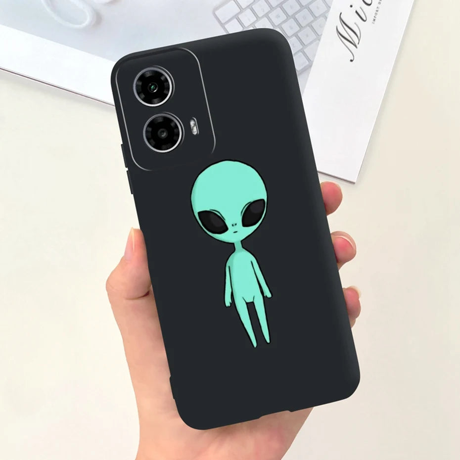 Cute Pattern Phone Case For Motorola Moto G24 G34 4G 5G Soft Silicon Protective Cover For MOTO G24 G34 Bumper