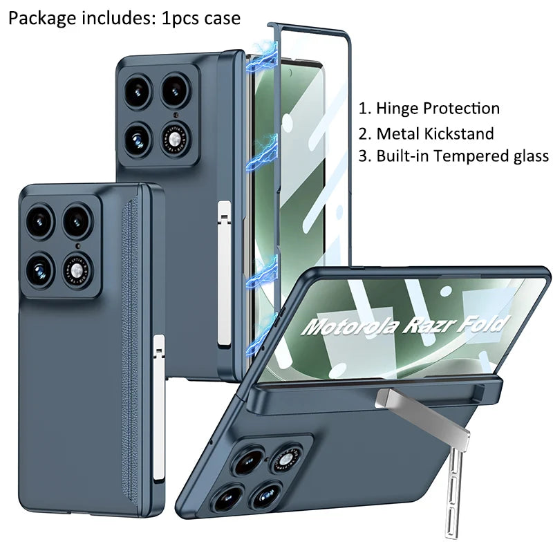 Rotating Hinge Protector Case For Motorola Razr Fold Full Body Protection Shell For Motorola Razr Fold High-end Protector Cover