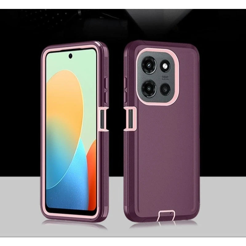 3-Layer Protection Case For Motorola G Edge Play Stylus Power 5G 2026 2025 2024 2023 Heavy Duty Hybrid Ott-Box Defender Cover