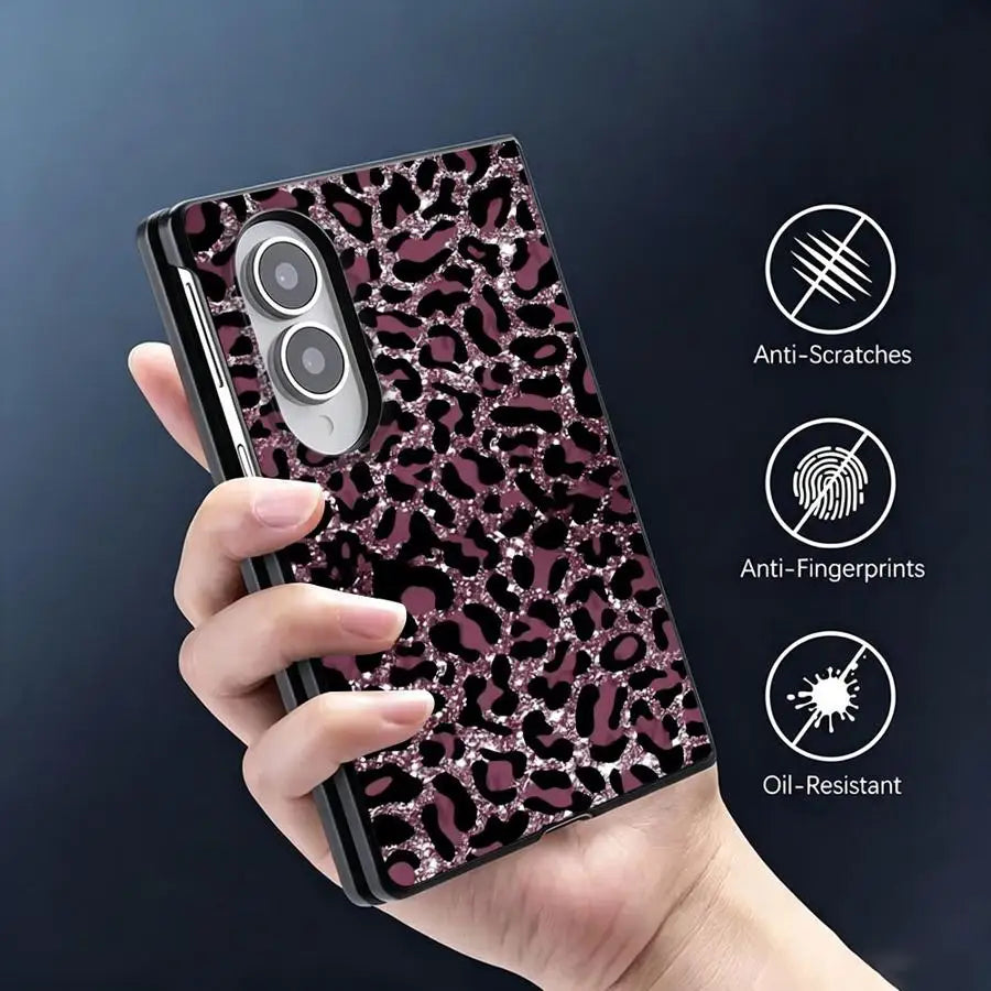 Case for Samsung Galaxy Z Fold8 Wide ZFold8 ZFold Wide Z Fold 8 Luxury Phone Cover Color Leopard Print