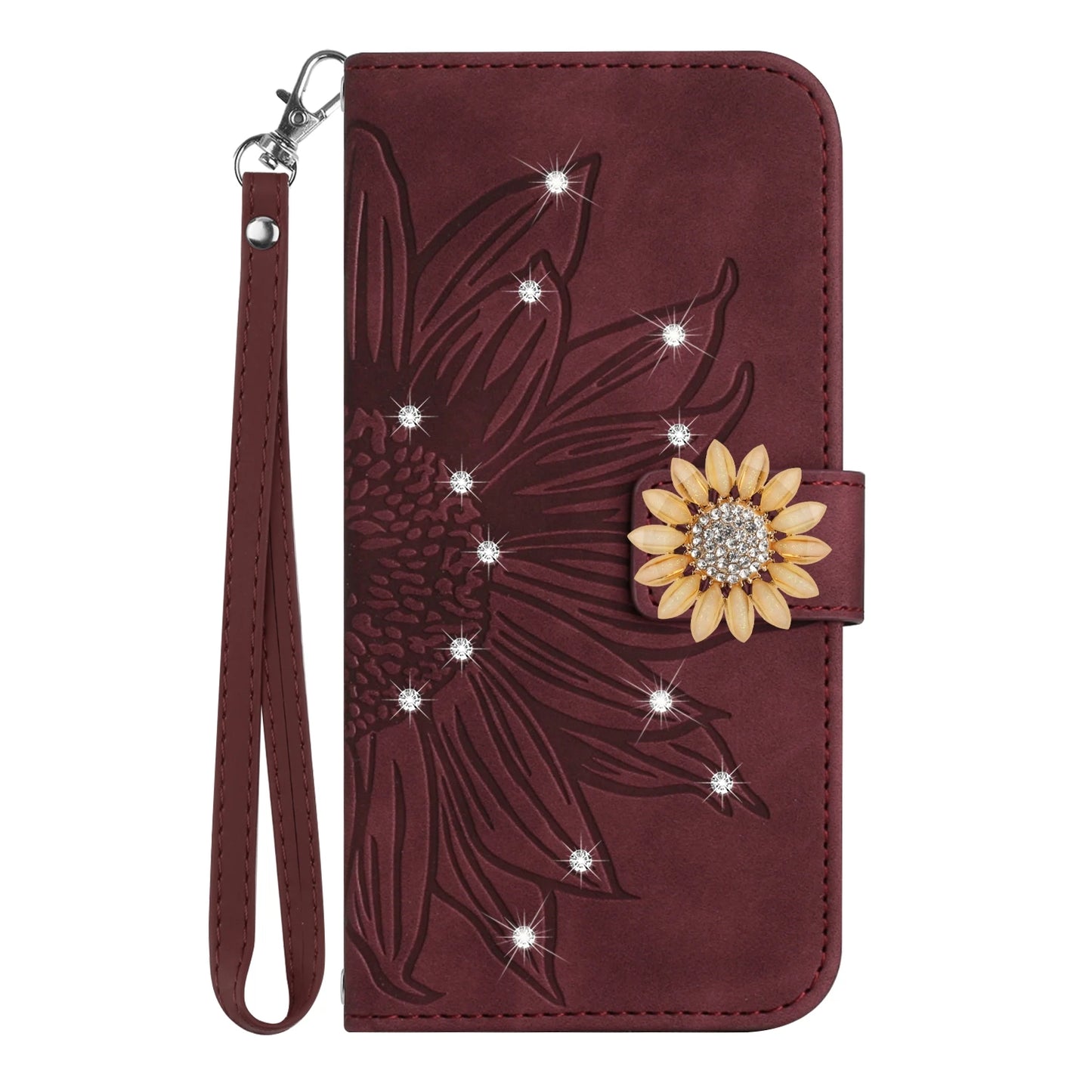 3D Glitter Phone Case for Motorola Edge 40 NEO Edge 30 Pro G Stylus Power Play E14 E13 E22 E32 Cases Leather Wallet Flip Cover