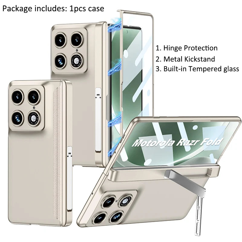 Rotating Hinge Protector Case For Motorola Razr Fold Full Body Protection Shell For Motorola Razr Fold High-end Protector Cover