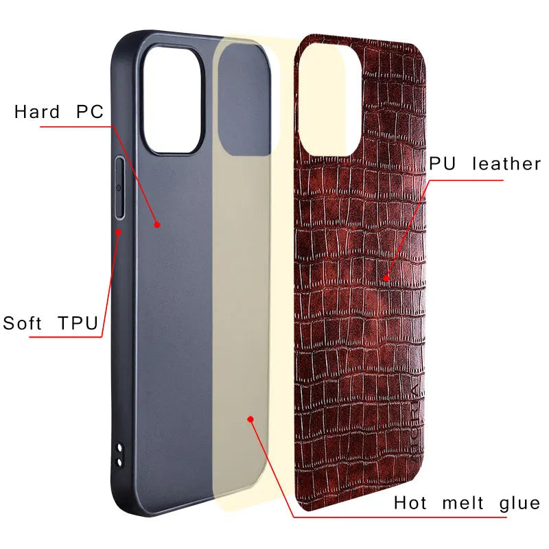 Luxury Crocodile Leather Case For Motorola Moto G86 G67 G57 G06 Power G Play 2026 Slim Fit Back Cover for Moto G 2026 case