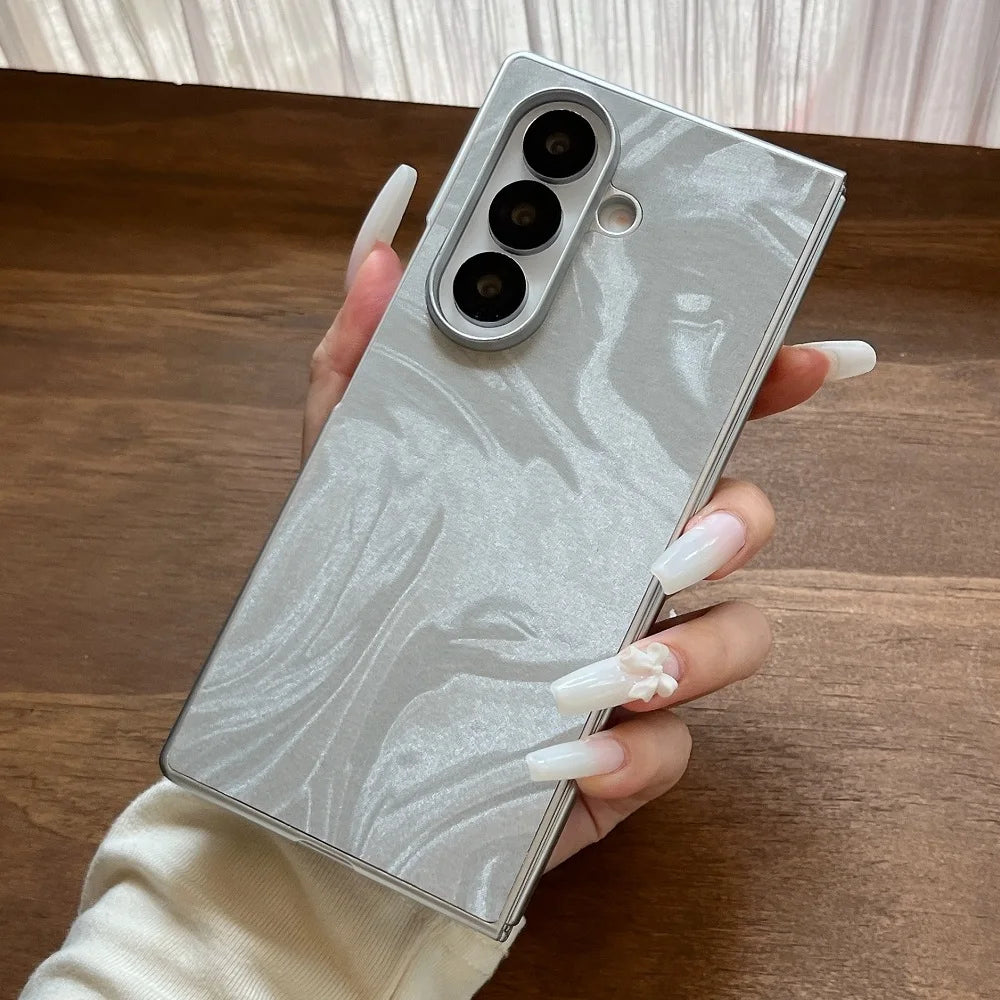 Creative Pattern Gradient Phone Case For Samsung Galaxy Z Fold 7 6 5 4 3 Shockproof Protection Folding Cover