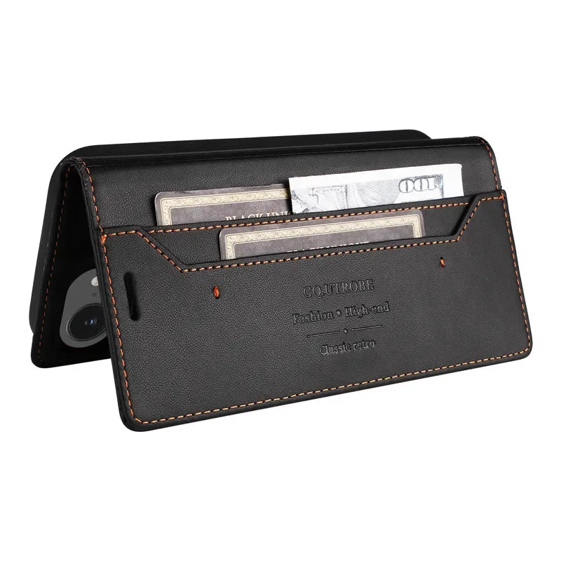 Magnetic Wallet Anti-theft Leather Case For Google Pixel 9a 9 Pro XL 8a 7a Pixel8a Pixel9a 5G Card Holder Phone Book Flip Cover