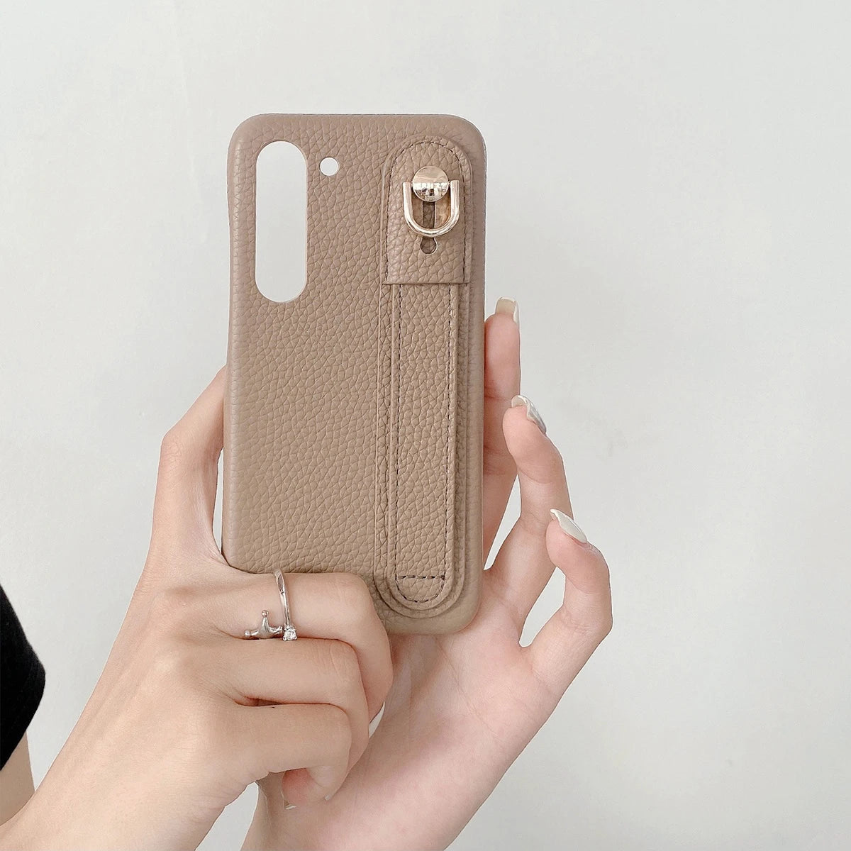 Luxury Leather Card Bag Case For Galaxy S20 S21 FE S22  S23 S23 S24 Plus Note 20 Ultra PU Fashion Litchi Skin Cover