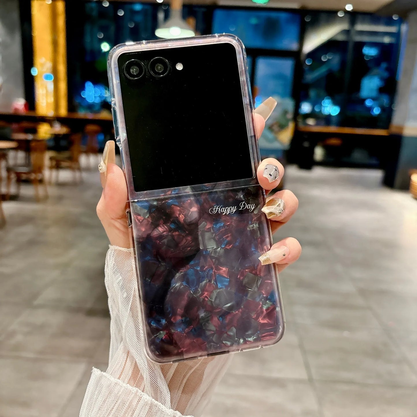 Case For Motorola Razr 60 Ultra 50 Ultra 2025 Plus 2024 Plus Shell Patterned Raspberry Brown Pink Dark Candy Color Hard PC Cover