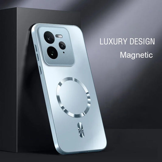 AG Matte Hard Magnetic Case For Magsafe Motorola Moto Edge 40 50 60 60S 70 Neo Fusion Ultra Shockproof Wireless Charging Cover