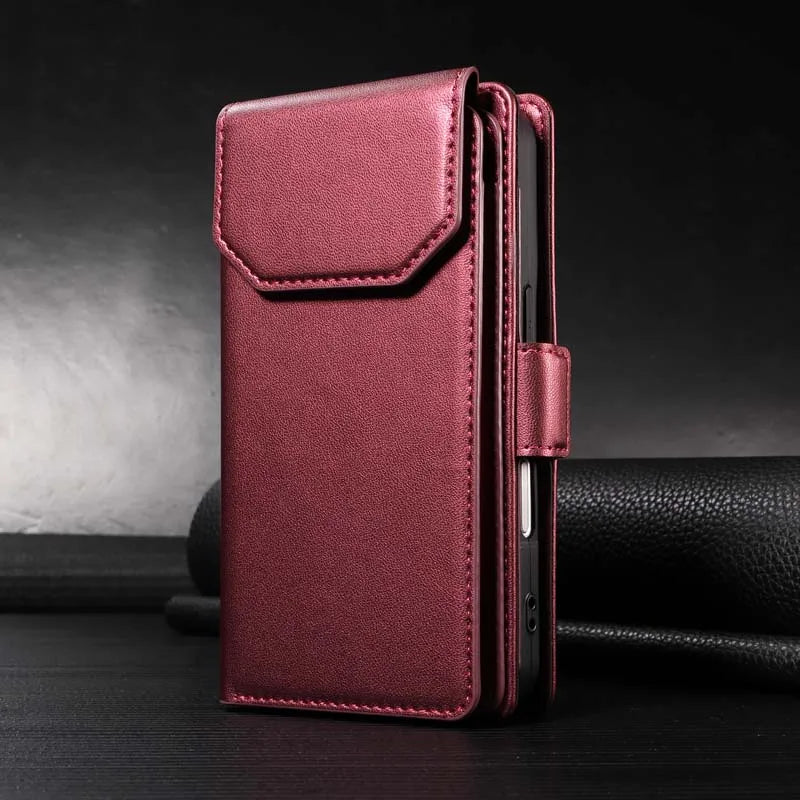 Wallet Flip Multi-Card Case For Motorola Moto Edge 40 Neo 50 Pro 60 70 Fusion G04 G04S G05 E14 E15 X70 Air S50 X50 Ultra Cover