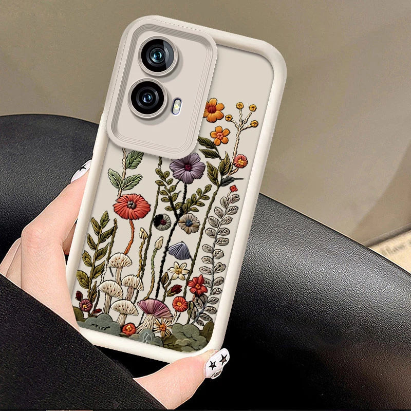For Motorola Mote G84 G53 G35 G86 G56 G85 G15 G05 G54 G34 G24 G04S Case Edge 60 Pro 50 60 Fusion 50Neo Silicone Shockproof Cover