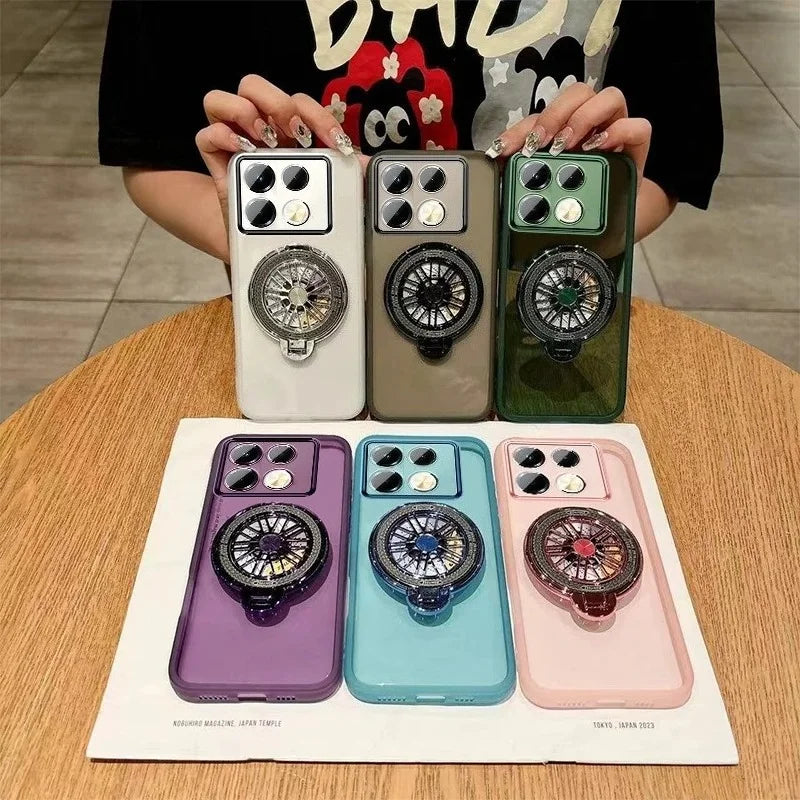 Luxury 3D Gyroscopic Magnetic Stand Case For Moto Edge 70 Fusion+ 60 50 Ultra Pro NEO G67 G77 G17 G86 G56 G66Y/J G06 Power Cover