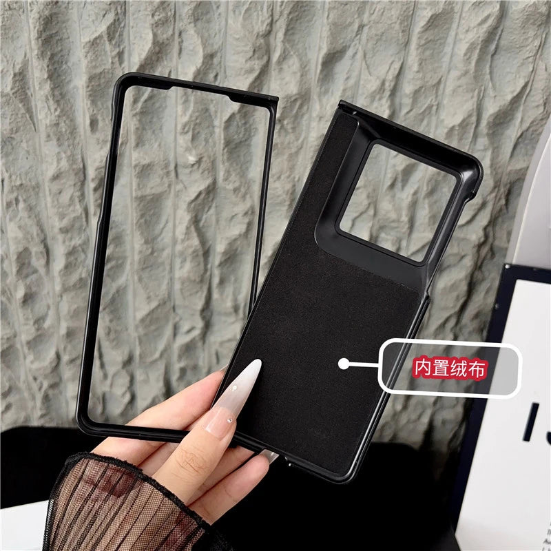 Case For Motolora Razr Fold Moto Razr 2026 For MagSafe Magnetic Nylon Woven Matte Leather Skin-friendly Cover