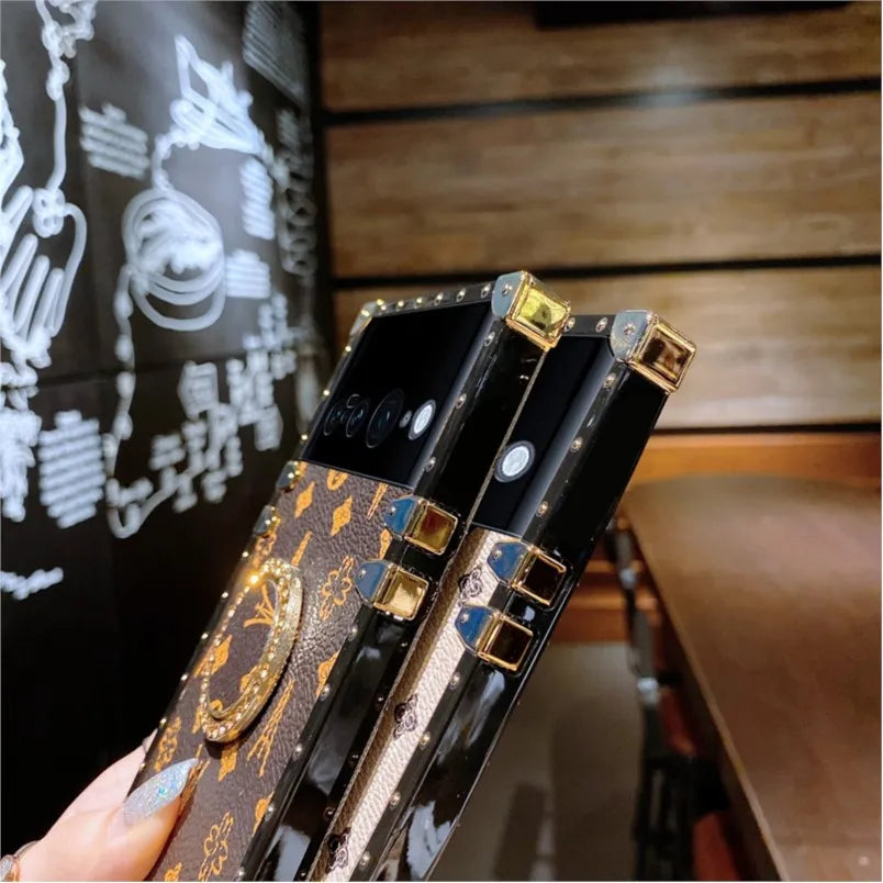 Luxury Phone Case for Google Pixel 7 8 Pro 6 5G Gogle Pixle 7a 6a 7pro Pixel6 Pixle7 Pixle8 Pro Shockproof Women Leather Cover