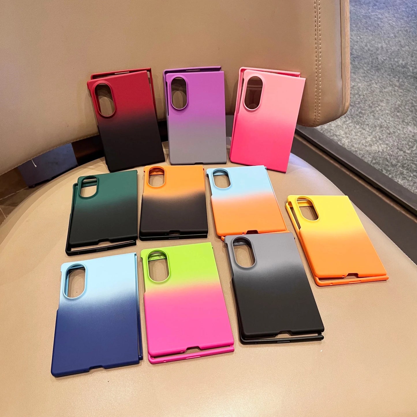 New Classic Korean Gradient Color Frosted Phone Case for Samsung Galaxy Z Fold 8 Wide Z Fold 8 Wide Shockproof Hard Cover