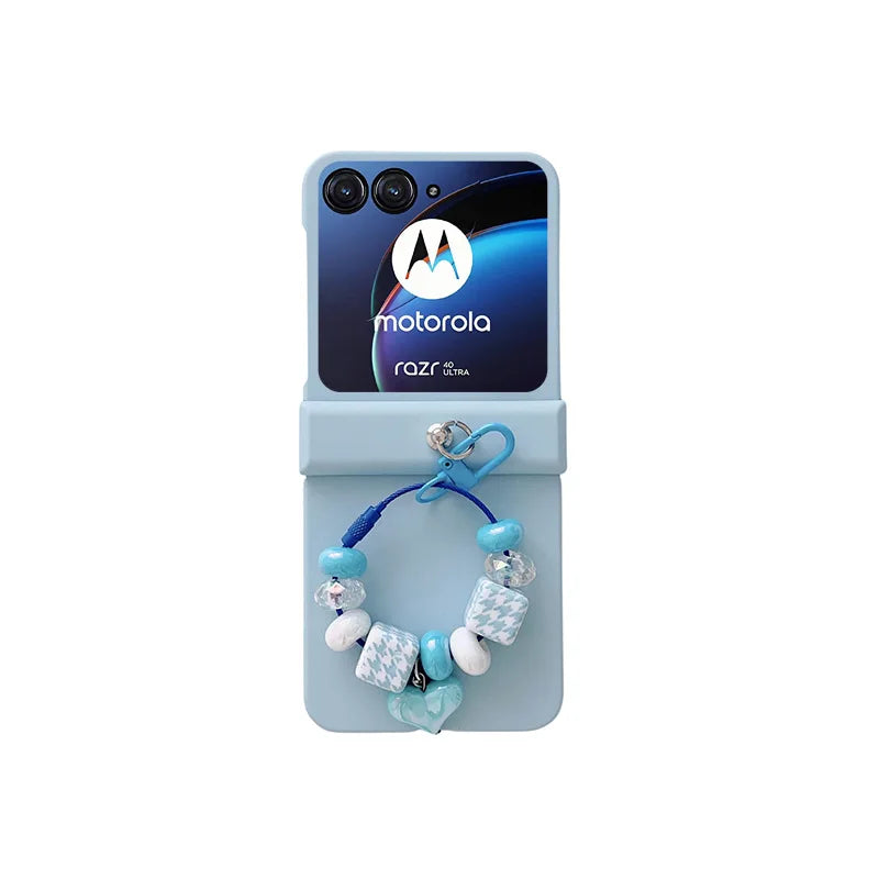 For Motorola Razr 40 50 Ultra Razr 40Ultra 50Ultra 2023Plus 2024 Plus Case Cute With Keychain Shockproof Back Cover Accessories
