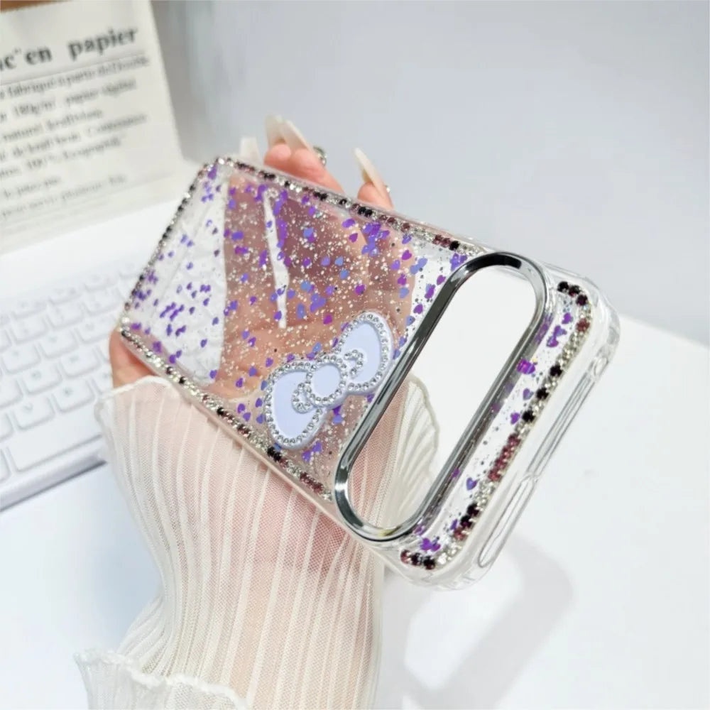 Luxury Crystal Rubber Shiny Glitter Clear Case For Google Pixel 10 9 8 Pro XL 10A 9A Fashion Diamond Shockproof Glitter Cover