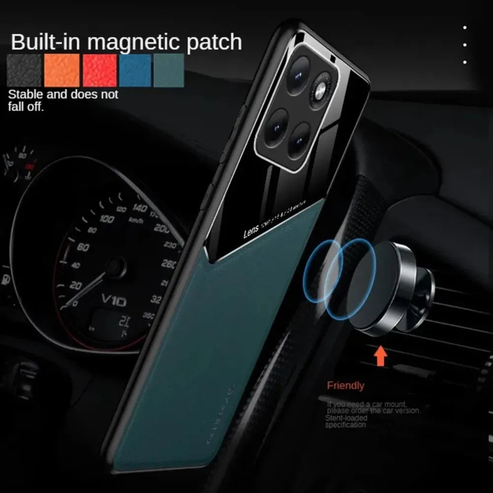 Luxury Busienss PU Leather Magnetic Phone Case For Motorola Moto Edge 70 Fusion Plus 60 Pro X70 Air Anti-drop Protect Back Cover