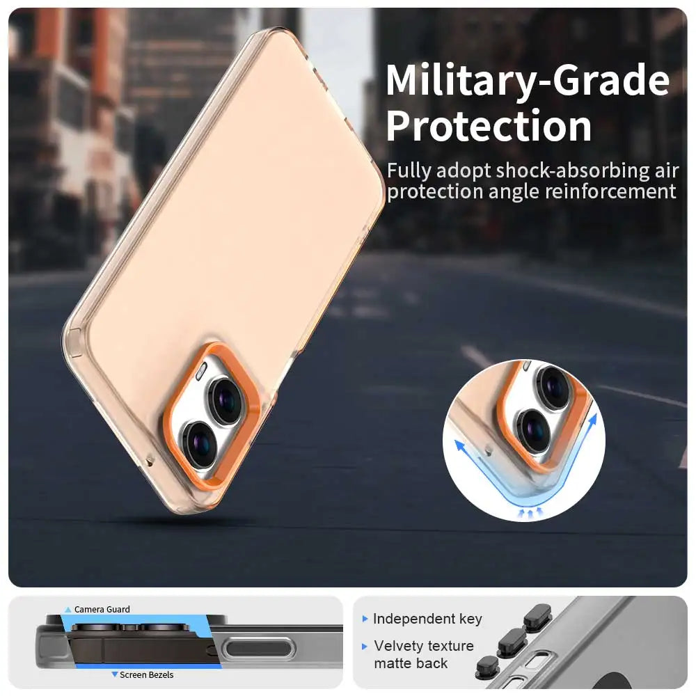 For Motorola Moto G35 5G Case Matte Candy Translucent Case For Moto G35 G 35 MotoG35 Camera Lens Protection Cover