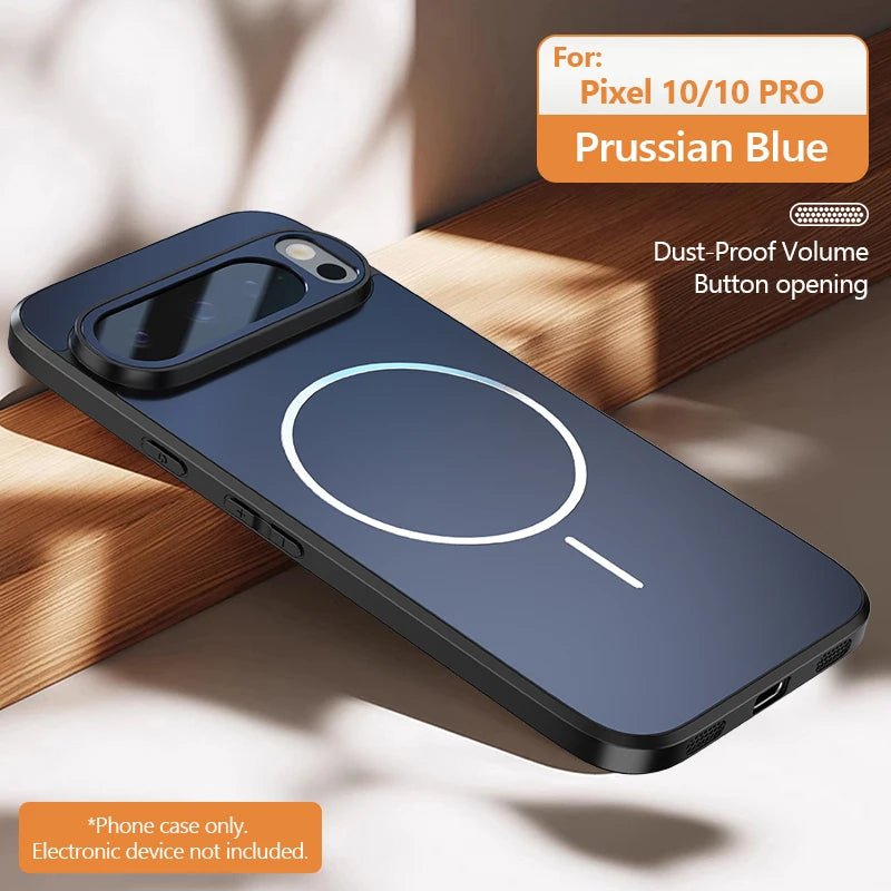 Luxury AG Slim Matte Magnetic for Magsafe Case For Google Pixel 10 9 8 7 Pro XL 9A 8A 10A Non-slip Wireless Charging Hard Cover