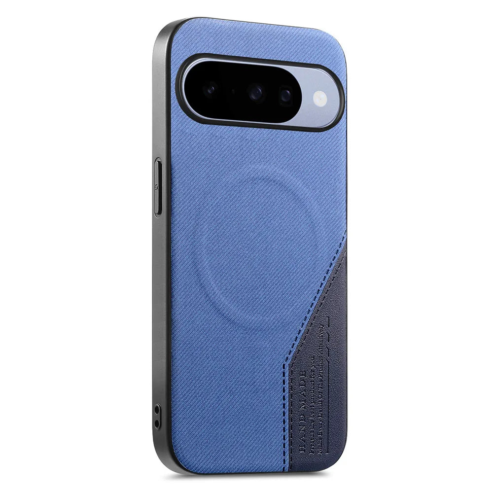 Luxury Fabric Leather Splicing Magnetic Case For Google Pixel 10 Pro XL 10A 9 9A Protective Phone Back Cover