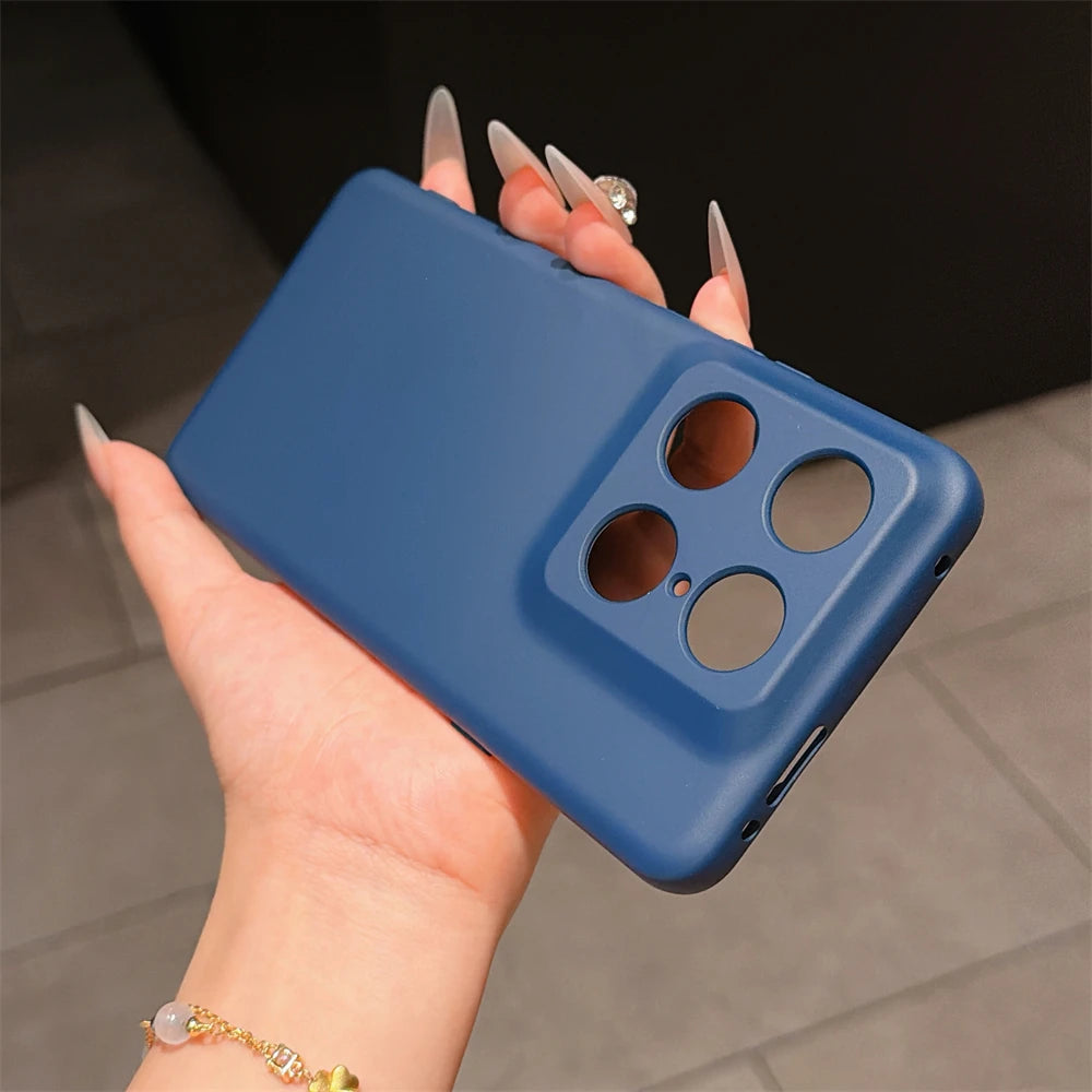 Liquid Silicone Phone Case for Motorola Edge 70 Fusion 60 50 Ultra 40 Neo X70 Air Pro Moto G96 G86 G67 G77 G35 G56 Soft Cover