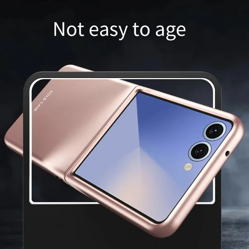 Micro-frosted Feel Comfortable Anti-fingerprint Stylish Color Phone Case For Samsung Galaxy Z Flip 7 6 5 4 3 Slim Protect Cover