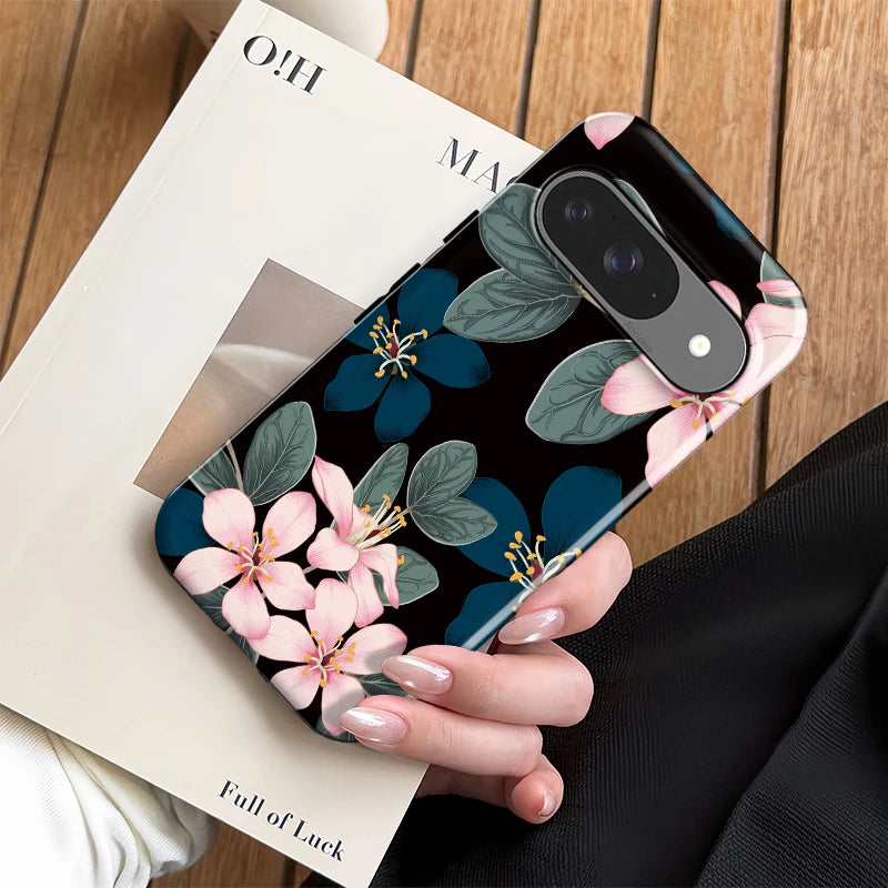 Fcicicase For Pixel 10 9 Pro Fashion Flower Print Phone Case For Google Pixel 10A 7A 8A 9 10 Pro XL Shockproof Matte Fundas