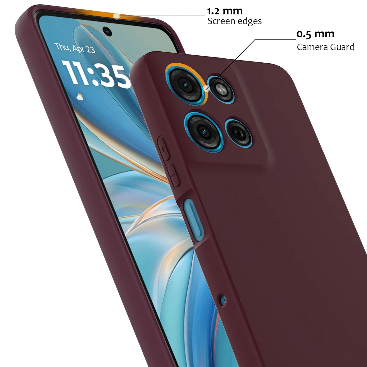 Official Same Original Liquid Silicone Phone Case for MOTO G86 Power G56 Edge 2025 60 Pro Car Mounted Magnetic Back Cover