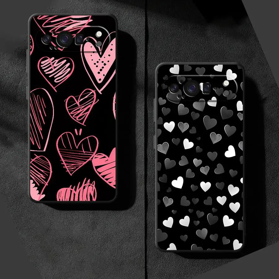 Simple Love Pattern Funda Phone Cover Case for Google Pixel 10A 8a 10 9 Pro XL 7a 6 7 8 Pro 9a 6a