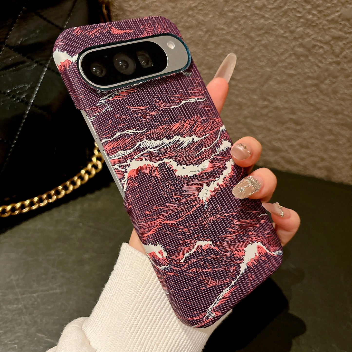 Luxury Kevlar Pattern Leather for Magsafe Wireless Charging Phone Case for Google Pixel 7 8 9 10 Pro XL 10A 9A Magnetic Cover