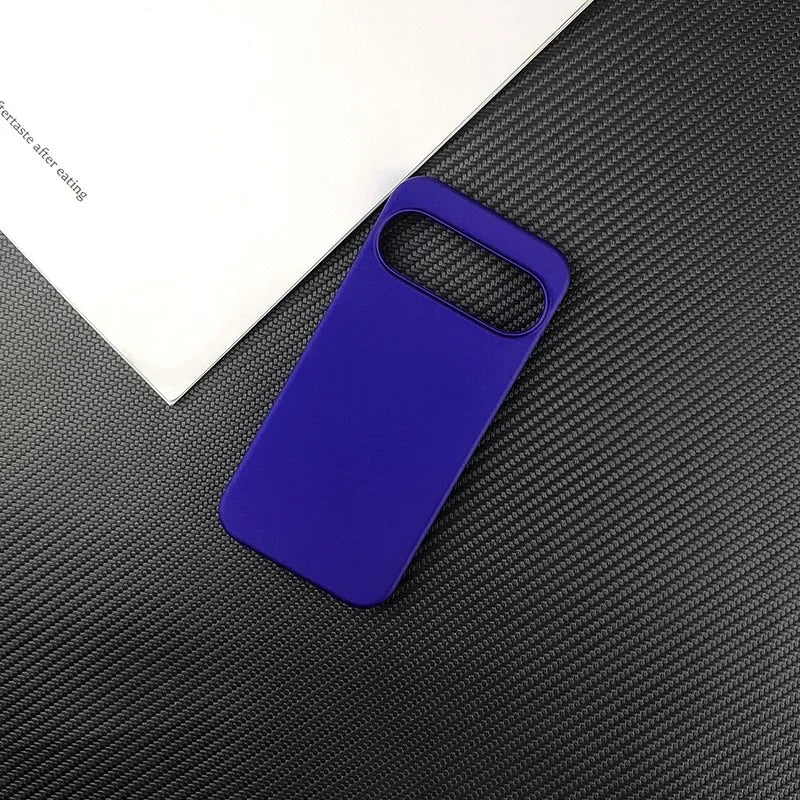 9A Slim Matte Hard PC Phone Case for Google Pixel 9A 9 Pro XL 8Pro 7 6 Pro 8A 7A 6A Shockproof Solid Color Shell Cover Funda
