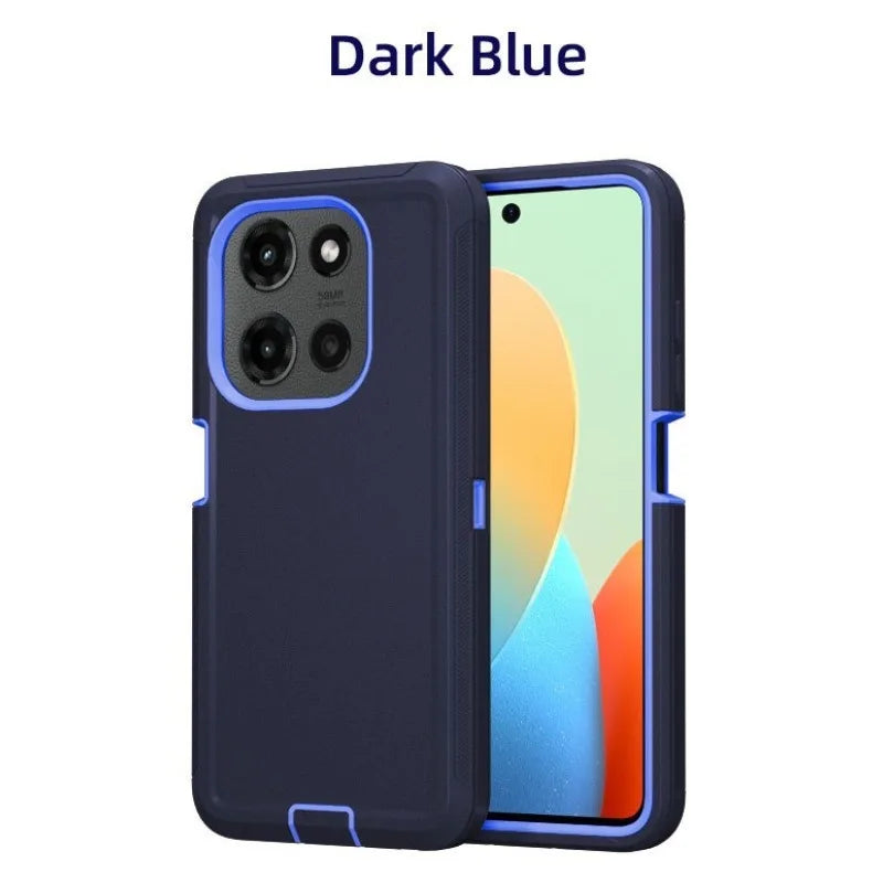3-Layer Protection Case For Motorola G Edge Play Stylus Power 5G 2026 2025 2024 2023 Heavy Duty Hybrid Ott-Box Defender Cover
