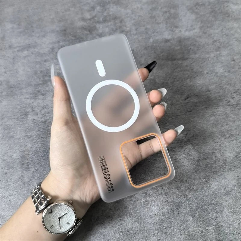 Fashion Pure Color Slim Case For Motorola Signature Edge 70 Air 60 50 Fusion G17/15/67/57/86 Power For Magsafe Shockproof Cover