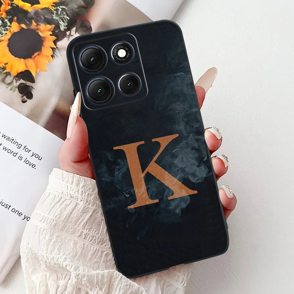 Fashion Flower Letters Case For Motorola Moto G56 G86 Power Cover XT2527-2 XT2529-2 G 86 G 56 Soft TPU Silicone Shockproof Funda