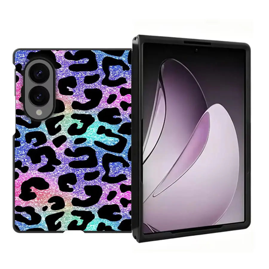 Case for Samsung Galaxy Z Fold8 Wide ZFold8 ZFold Wide Z Fold 8 Luxury Phone Cover Color Leopard Print